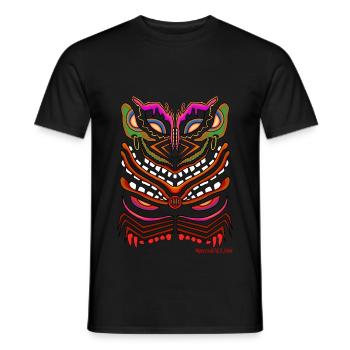 wapey - Men's T-Shirt - black - Front - AI Model Male 178 light (178cm)