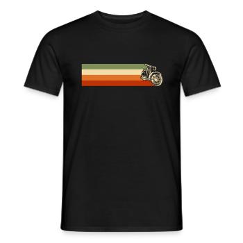 KR51 Schwalbe Vintage Retro Moped - Männer T-Shirt - Schwarz - Vorne - AI Model Male 178 light (178cm)