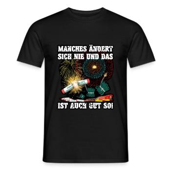 Pyro - Men's T-Shirt - black - Front - AI Model Male 178 light (178cm)