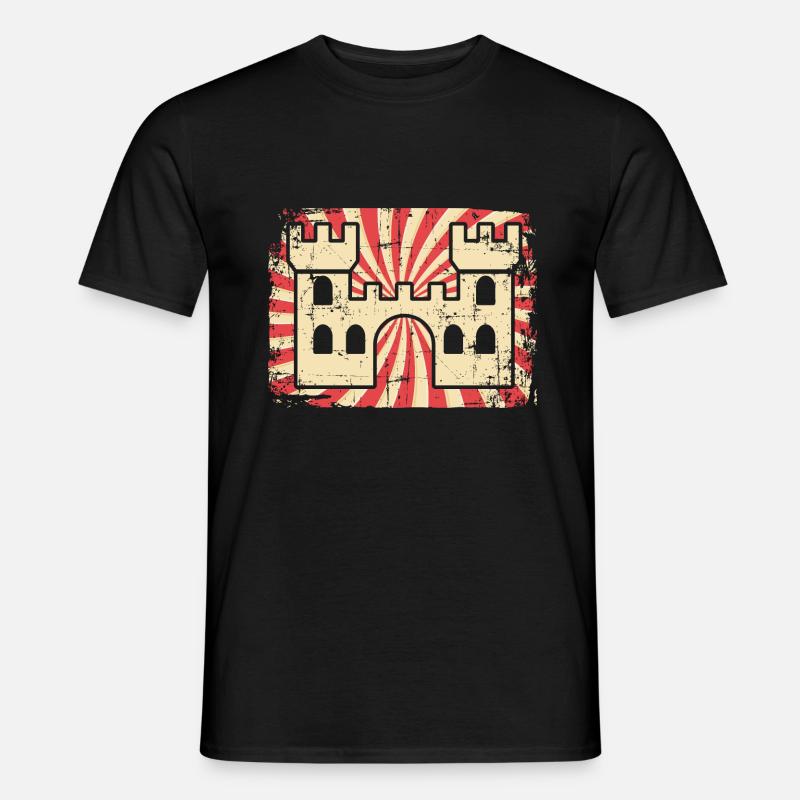 castle - Men’s T-shirt - black