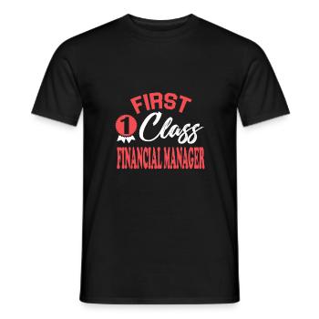 Un leader financier de premier ordre - T-shirt homme - noir - Devant - AI Model Male 178 light (178cm)