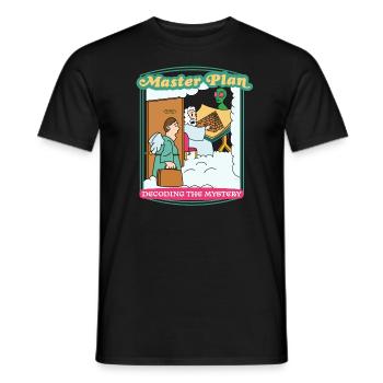 Master Plan - Decoding The Mystery - Men's T-Shirt - black - Front - AI Model Male 178 light (178cm)