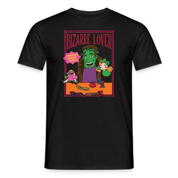 Bizarre Lover - Franky's Secret Affair - Men's T-Shirt - black - Front - AI Model Male 178 light (178cm)
