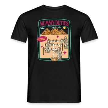 Les devoirs de maman - Riches To Rags - T-shirt homme - noir - Devant - AI Model Male 178 light (178cm)
