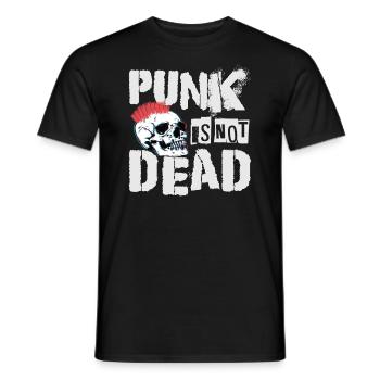 Punk Is Not Dead - Logo Star - Grunge Gothique - Con - T-shirt homme - noir - Devant - AI Model Male 178 light (178cm)