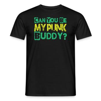 Pouvez-vous être mon copain punk? - Gothique - Gothique - Concer - T-shirt homme - noir - Devant - AI Model Male 178 light (178cm)