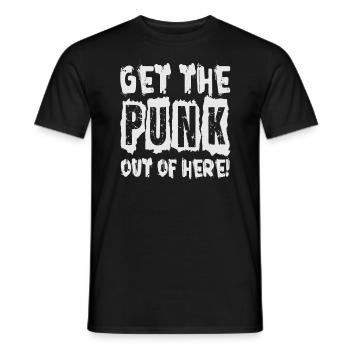 Sortez le punk d’ici! - Gothique - Gothique - Concer - T-shirt homme - noir - Devant - AI Model Male 178 light (178cm)