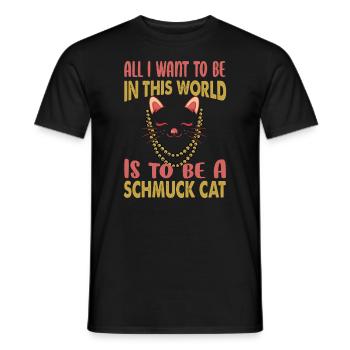 Tout ce que je veux être dans ce monde, c’est être un bijou - T-shirt homme - noir - Devant - AI Model Male 178 light (178cm)