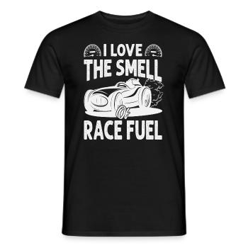 J’aime l’odeur du carburant de course - Course - Course - Moi - T-shirt homme - noir - Devant - AI Model Male 178 light (178cm)