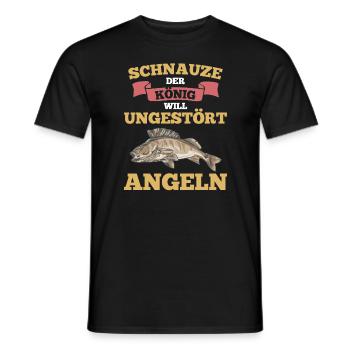 Angeln Rute König Männersport Geschenk - Männer T-Shirt - Schwarz - Vorne - AI Model Male 178 light (178cm)