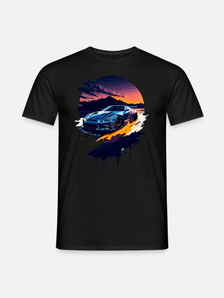 Classic sports car - Men's T-Shirt - black
