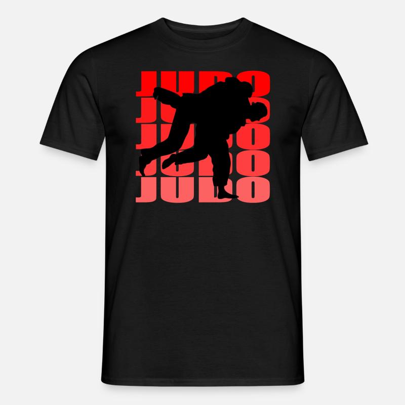 Judo - Männer T-Shirt - Schwarz