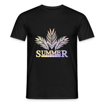 Summer Vibes Summer Outfit Malle Holiday - Men's T-Shirt - black - Front - AI Model Male 178 light (178cm)