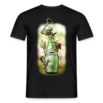 THIRSTY FROGS - Men's T-Shirt - black - Front - AI Model Male 178 light (178cm)