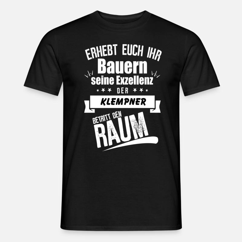 Klempner - Männer T-Shirt - Schwarz
