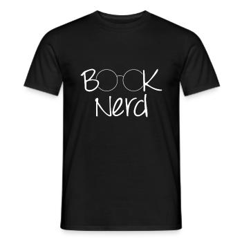 Livre Nerd - T-shirt homme - noir - Devant - AI Model Male 178 light (178cm)