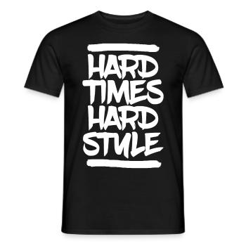 Hardstyle Rave - T-shirt uomo - nero - Fronte - AI Model Male 178 light (178cm)