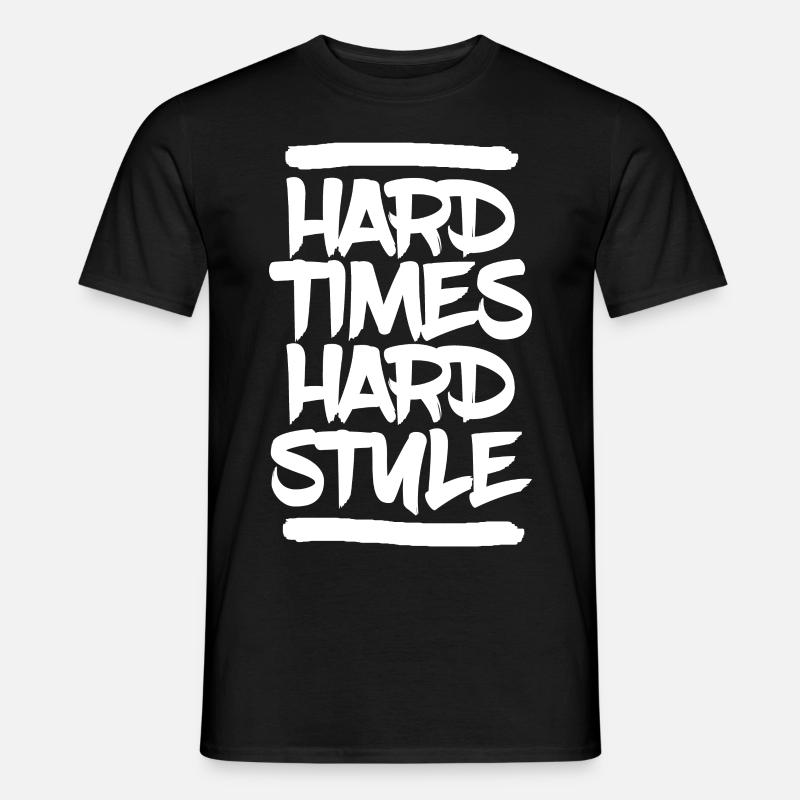 Hardstyle Rave - Männer T-Shirt - Schwarz