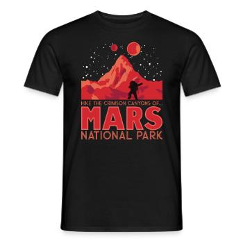 Funny Travelling Graphic - Men's T-Shirt - black - Front - AI Model Male 178 light (178cm)