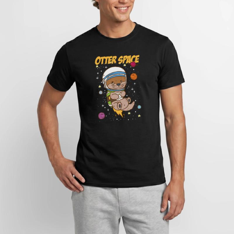 Otter Space | Outer Space Men's T-Shirt