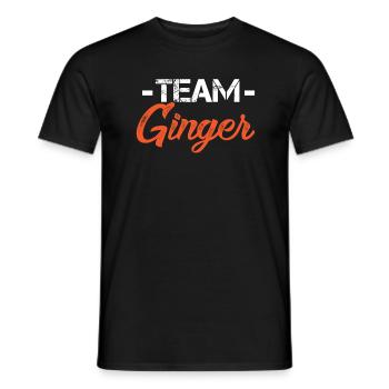 Team Ginger - Männer T-Shirt - Schwarz - Vorne - AI Model Male 178 light (178cm)