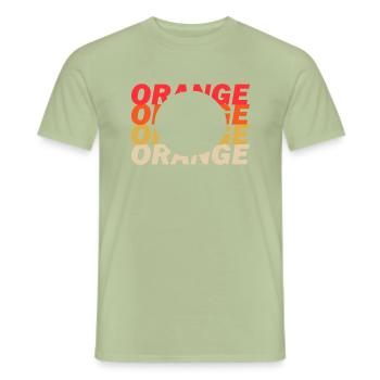 Orange - Männer T-Shirt - Sage - Vorne - AI Model Male 178 light (178cm)