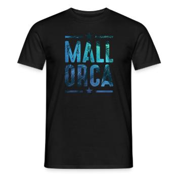 Mallorca - Men's T-Shirt - black - Front - AI Model Male 178 light (178cm)