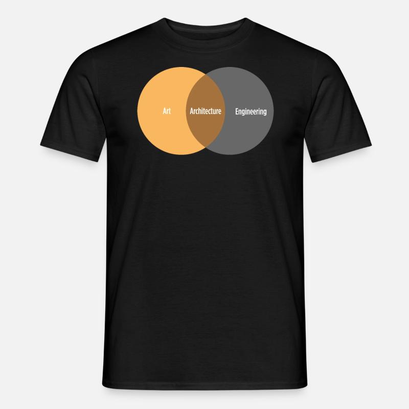 Spruch Architekt - Männer T-Shirt - Schwarz