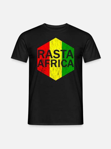 Rasta Afrique - T-shirt homme - noir