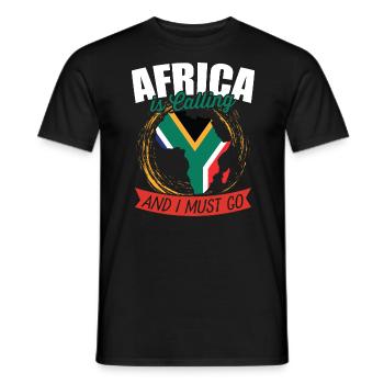 La réputation de l’Afrique - T-shirt homme - noir - Devant - AI Model Male 178 light (178cm)
