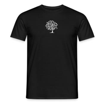 Baum Laubbaum T-Shirt - Männer T-Shirt - Schwarz - Vorne - AI Model Male 178 light (178cm)