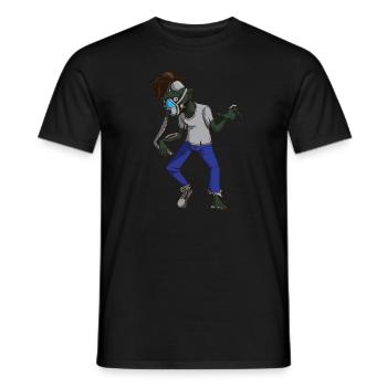 CPAP cadeau d'halloween apnée du sommeil zombie - T-shirt homme - noir - Devant - AI Model Male 178 light (178cm)