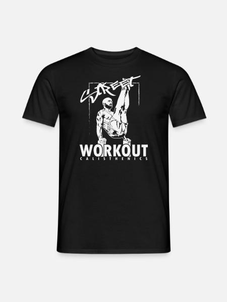 Calisthenics "Street Workout" muscle training - Men's T-Shirt - black