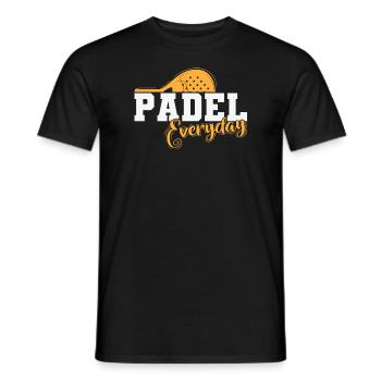Padel Everyday Tennis Tennis Ballsport - T-shirt homme - noir - Devant - AI Model Male 178 light (178cm)