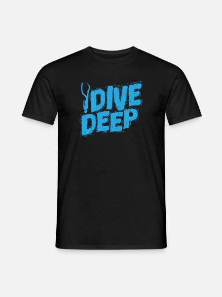 Apnea Diver Dive Deep - Men's T-Shirt - black