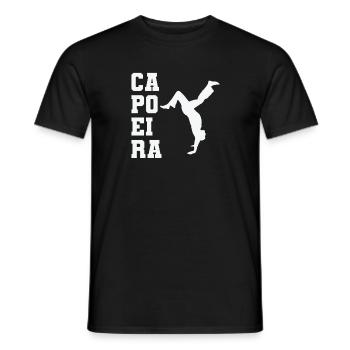 Capoeira Martial Dance Acrobatics Martial Arts - Men's T-Shirt - black - Front - AI Model Male 178 light (178cm)