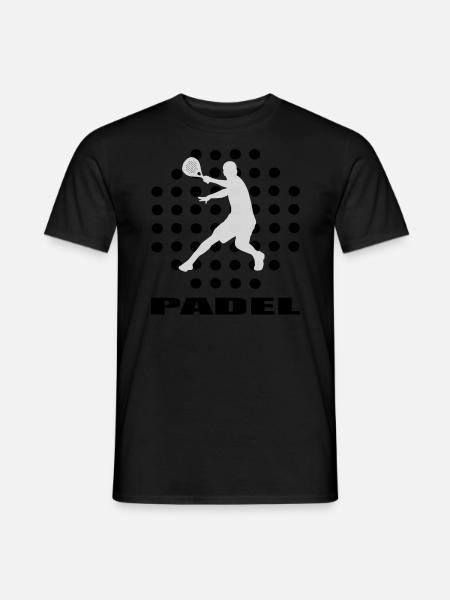 Padel | - Männer T-Shirt - Schwarz