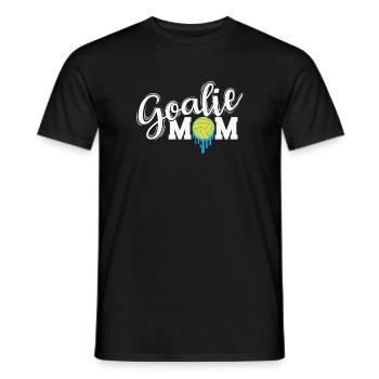 Goalie Mom Water Polo Ball Sports Hobby - Men's T-Shirt - black - Front - AI Model Male 178 light (178cm)