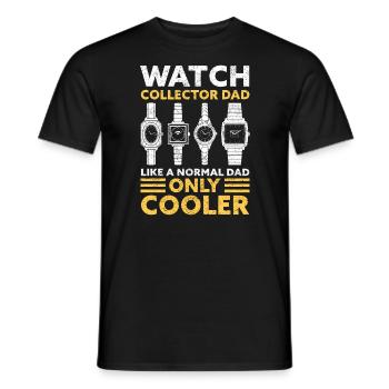 Montre Collector Papa Montre-bracelet Montre - T-shirt homme - noir - Devant - AI Model Male 178 light (178cm)
