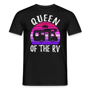 Königin des RV IV - Männer T-Shirt - Schwarz - Vorne - AI Model Male 178 light (178cm)
