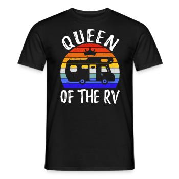 Königin des RV III - Männer T-Shirt - Schwarz - Vorne - AI Model Male 178 light (178cm)