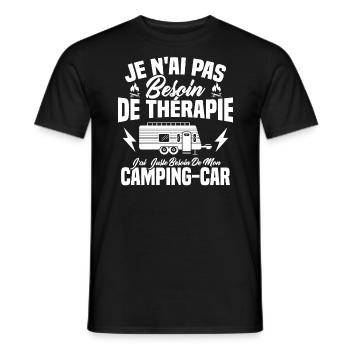 J'ai juste besoin de mon camping-car - T-shirt homme - noir - Devant - AI Model Male 178 light (178cm)