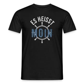 MOIN - Männer T-Shirt - Schwarz - Vorne - AI Model Male 178 light (178cm)