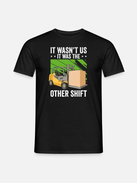 Forklift Operator - Men's T-Shirt - black