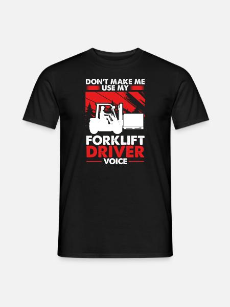 Forklift Driver - Men's T-Shirt - black