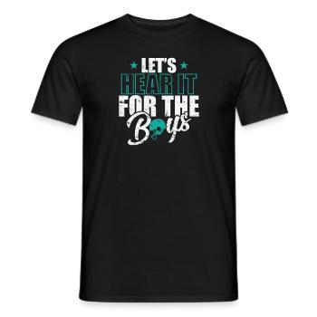 Let's Hear it for the Boys Amerika Sport - Männer T-Shirt - Schwarz - Vorne - AI Model Male 178 light (178cm)