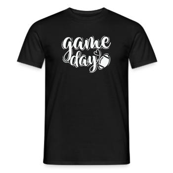 Game Day America Sport Touchdown USA - T-shirt homme - noir - Devant - AI Model Male 178 light (178cm)