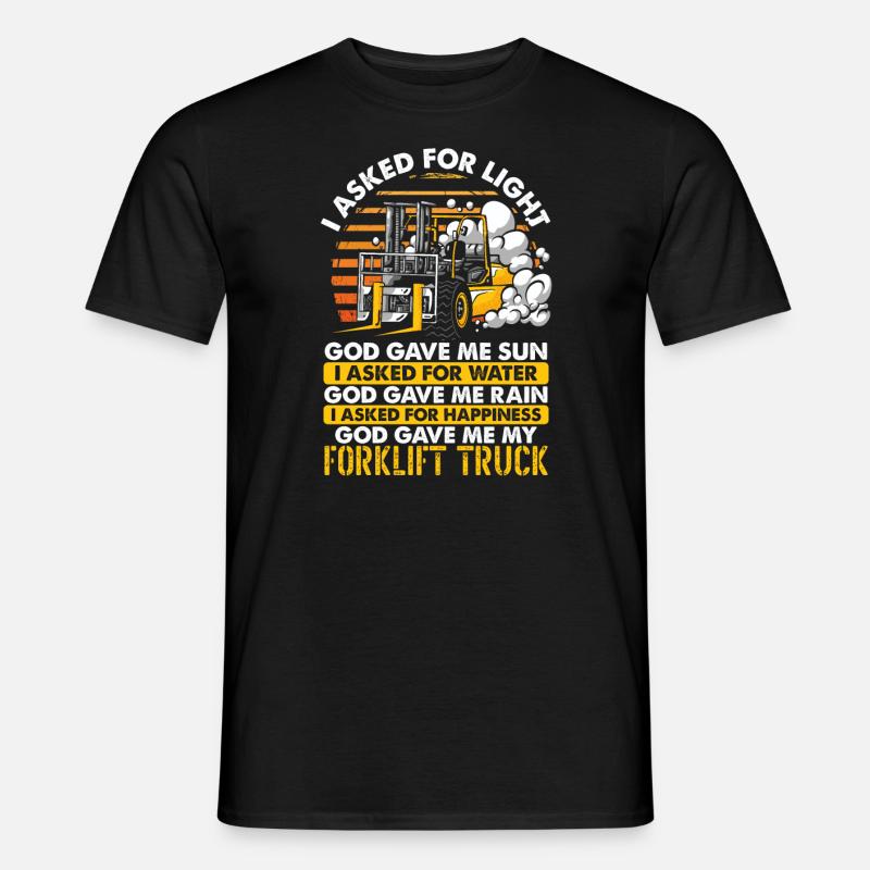 Forklift Operator - Men's T-shirt - black