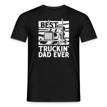 Meilleur chauffeur de camionneur de tous les temps - T-shirt homme - noir - Devant - AI Model Male 178 light (178cm)