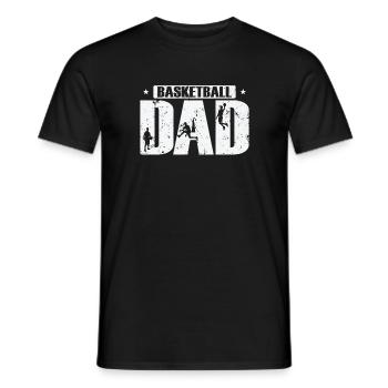 Basketball Dad Ballsport America États-Unis - T-shirt homme - noir - Devant - AI Model Male 178 light (178cm)